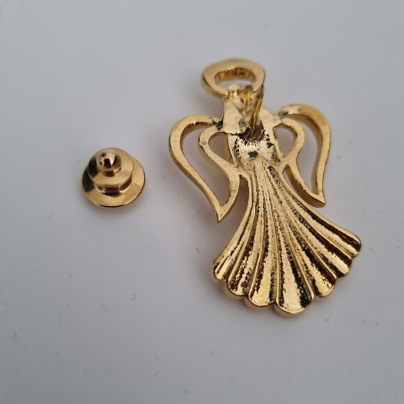 Vintage Avon Heavenly Angel Pin Gold-plated - Picture 4 of 6